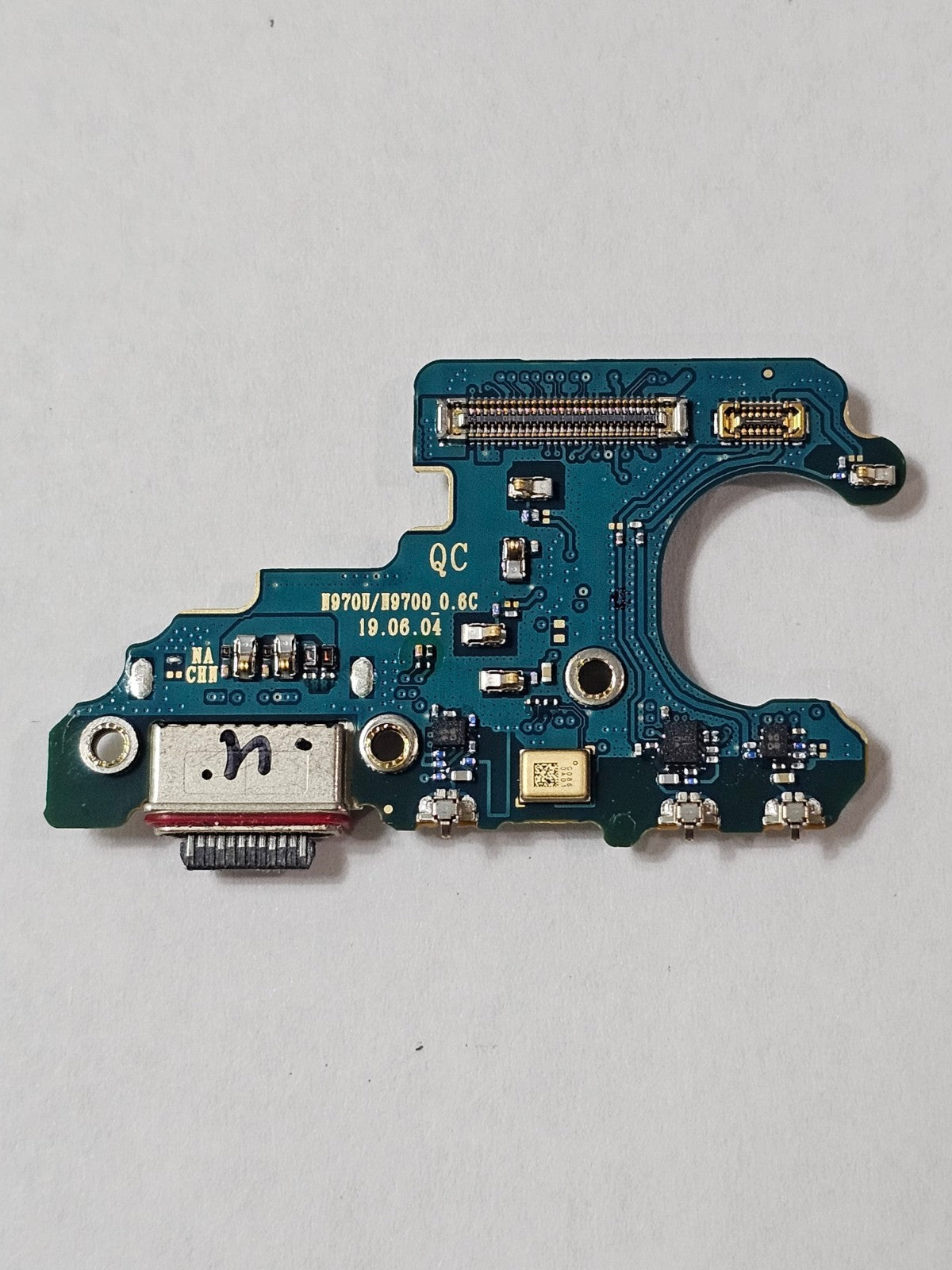 Samsung Galaxy Note10 N970U Charging Port Sub-Board with 2 Flex Cables