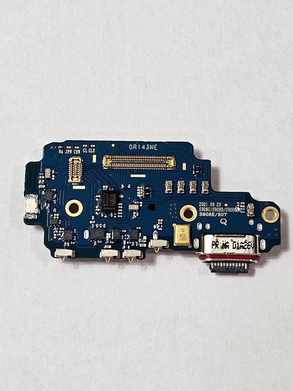 Samsung Galaxy S22 Ultra S908U USB-C Charging Port Sub-Board