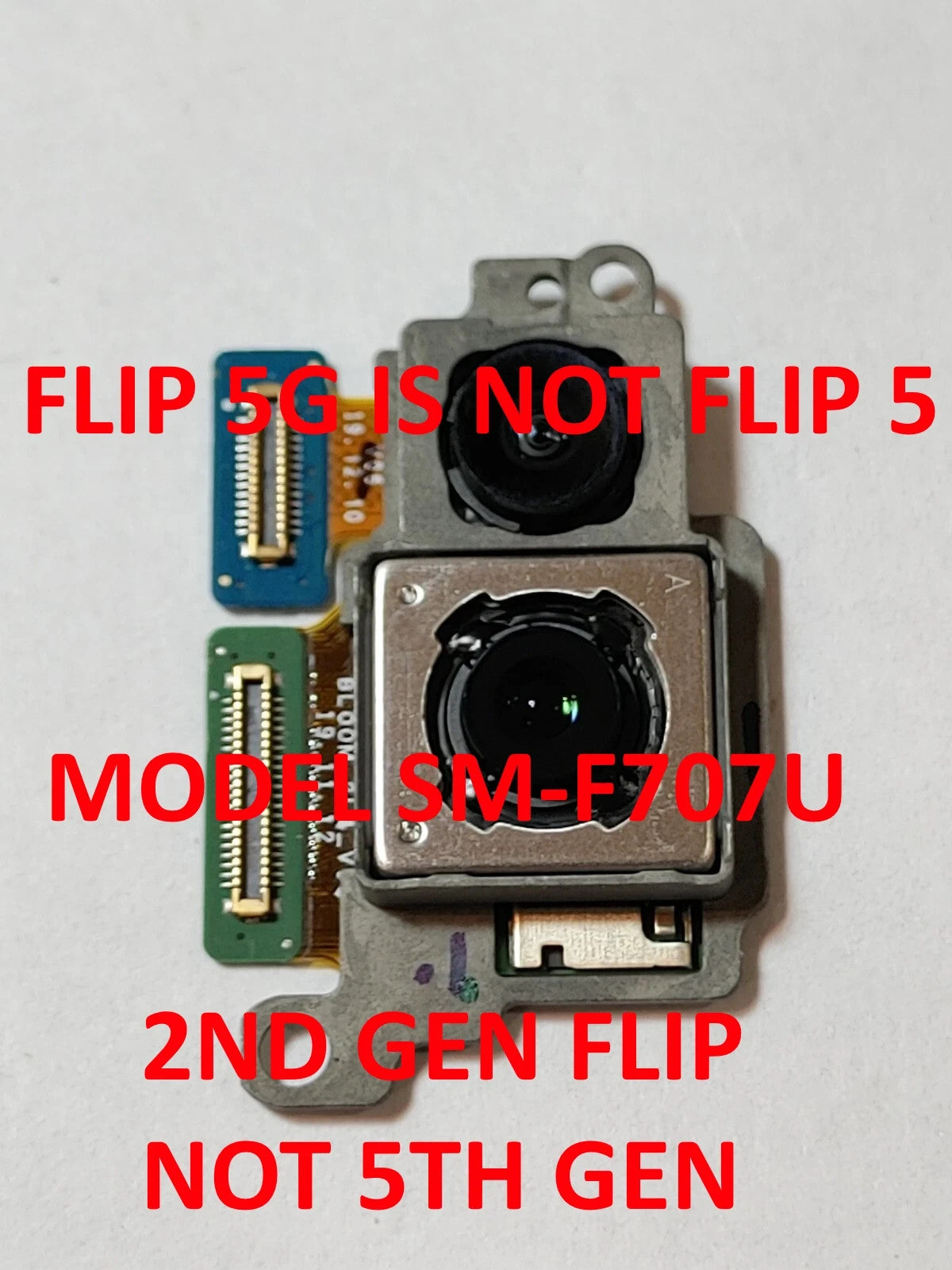 Samsung Galaxy Z Flip 5G F707U Ultra-Wide Rear Camera Module