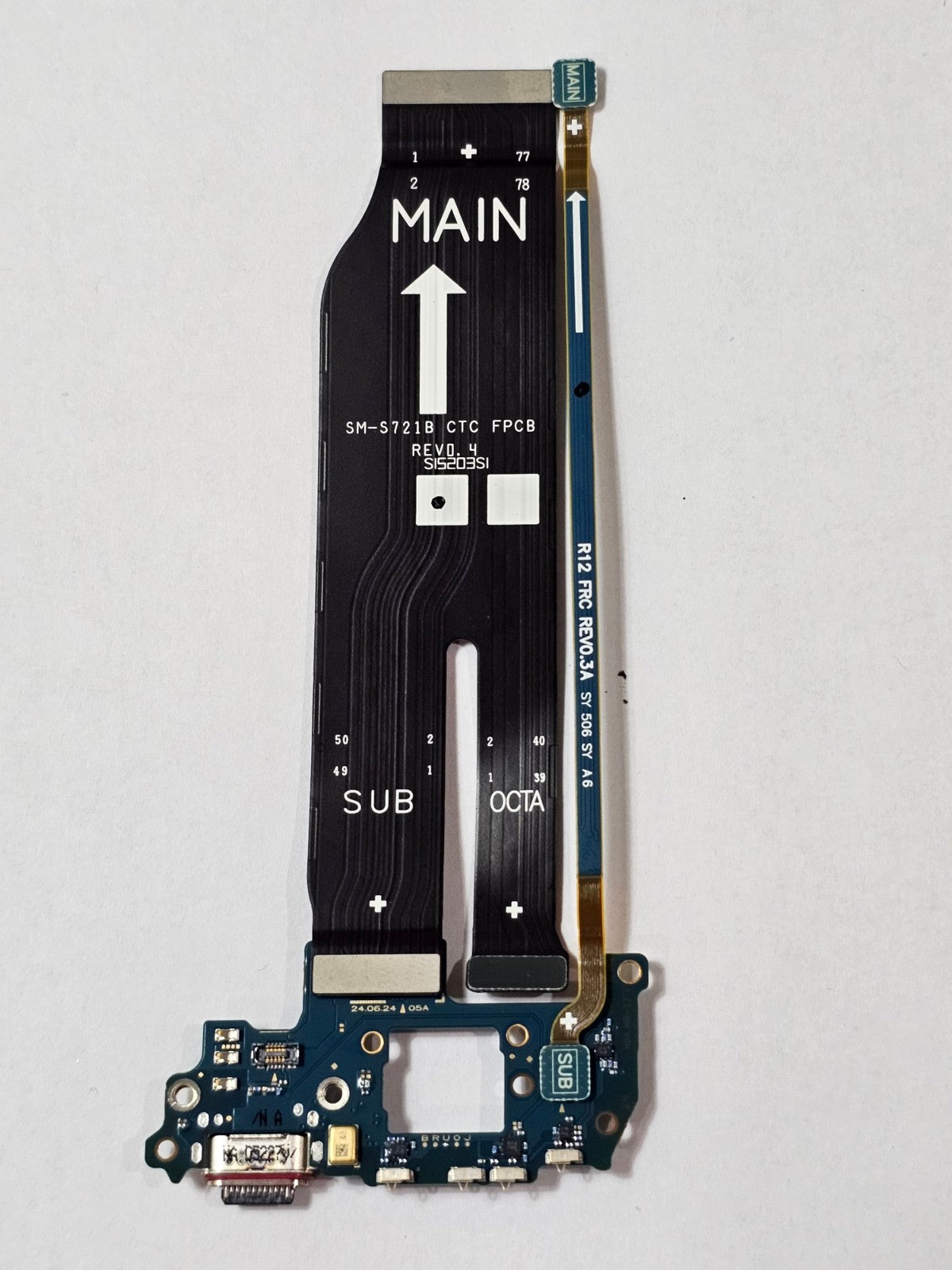 Charging Port Flex Cable — Galaxy S24 FE (S721U) — photo 1