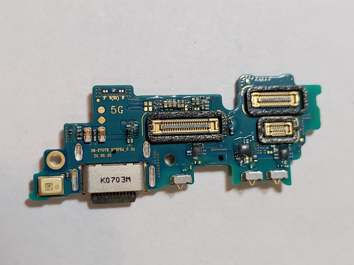 Samsung Galaxy Z Flip 5G F707U USB-C Charging Port Sub-Board