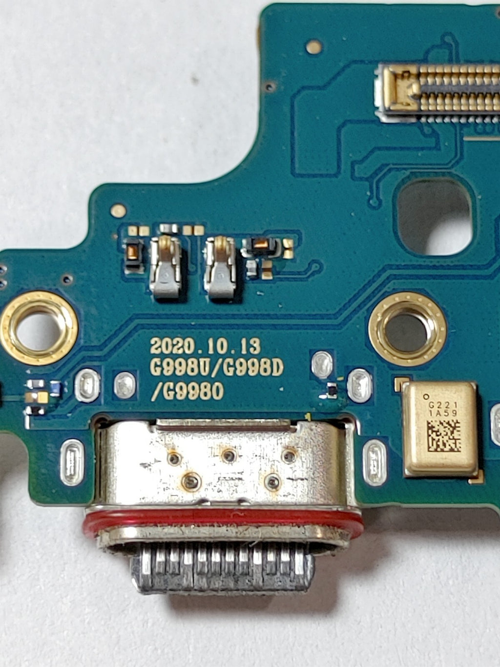 Samsung Galaxy S21 Ultra 5G G998U USB-C Charging Port Sub-Board