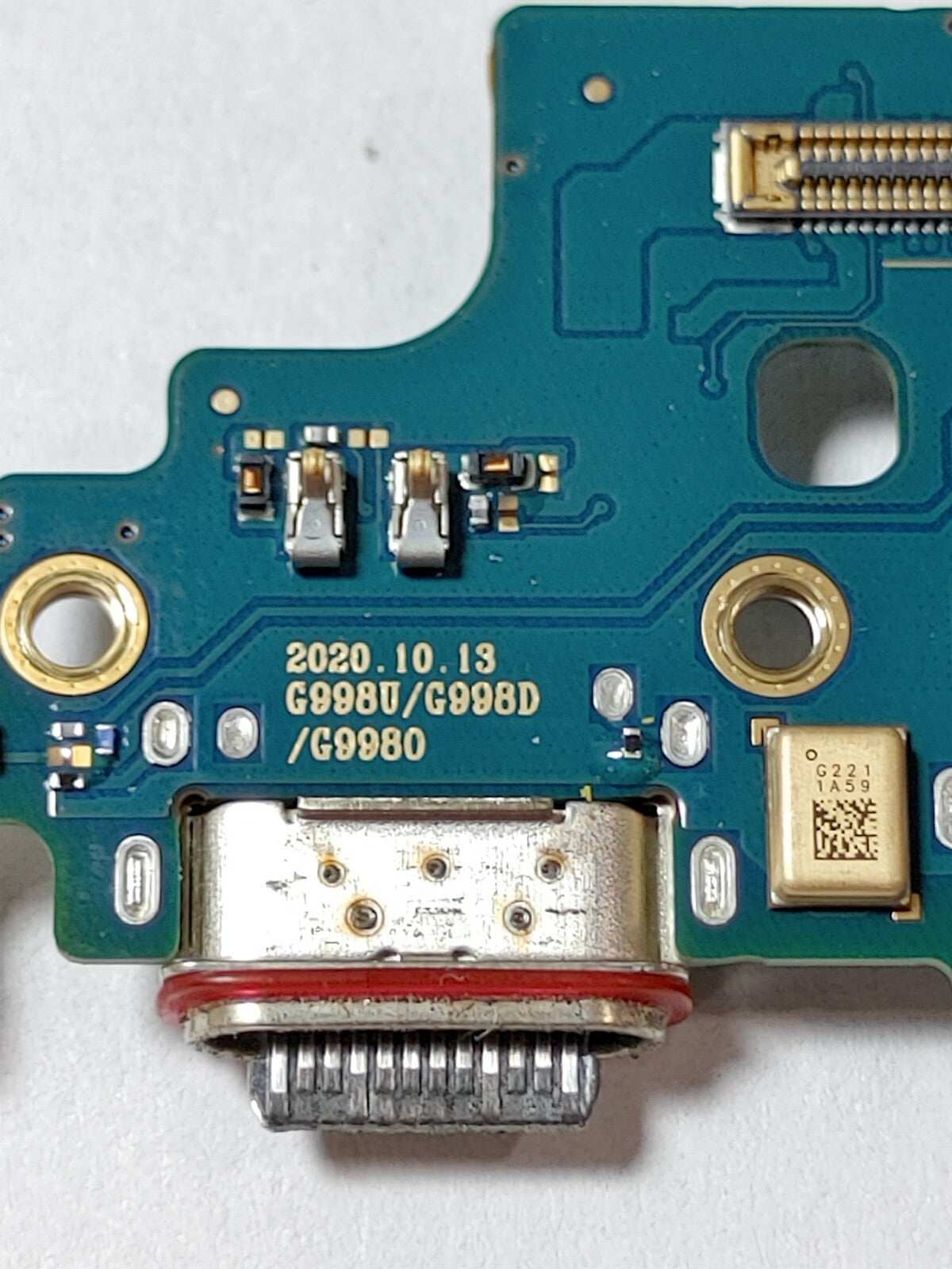 Samsung Galaxy S21 Ultra 5G G998U USB-C Charging Port Sub-Board