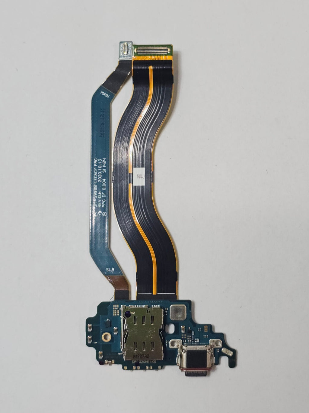 Samsung Galaxy S21 Ultra 5G G998U Charging Port Sub-Board with 2 Flex Cables & mmWave Antenna