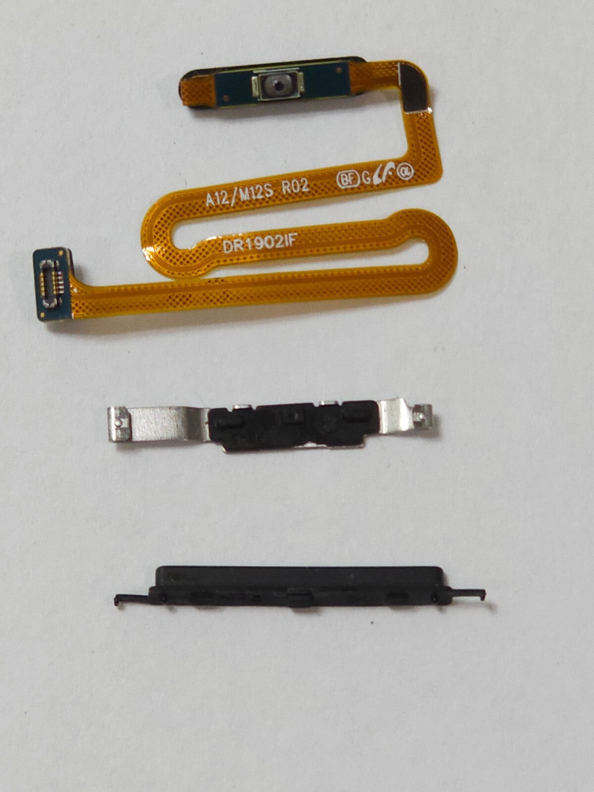 Samsung Galaxy A12 A125U Power Button / Fingerprint Sensor Flex - Black